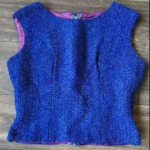 VNT blue sparkly top